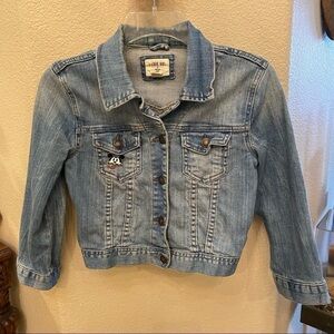 FOREVER 21 Girls Light Blue Jean Jacket Size Small
